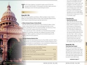 Fall 2009:<br>New Laws Address<br>Agency Priorities