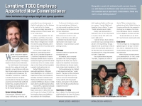 Winter 2010:<br>Longtime TCEQ Employee<br>Appointed New Commissioner